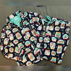 Nick & Nora Sock Monkey Christmas Pajamas